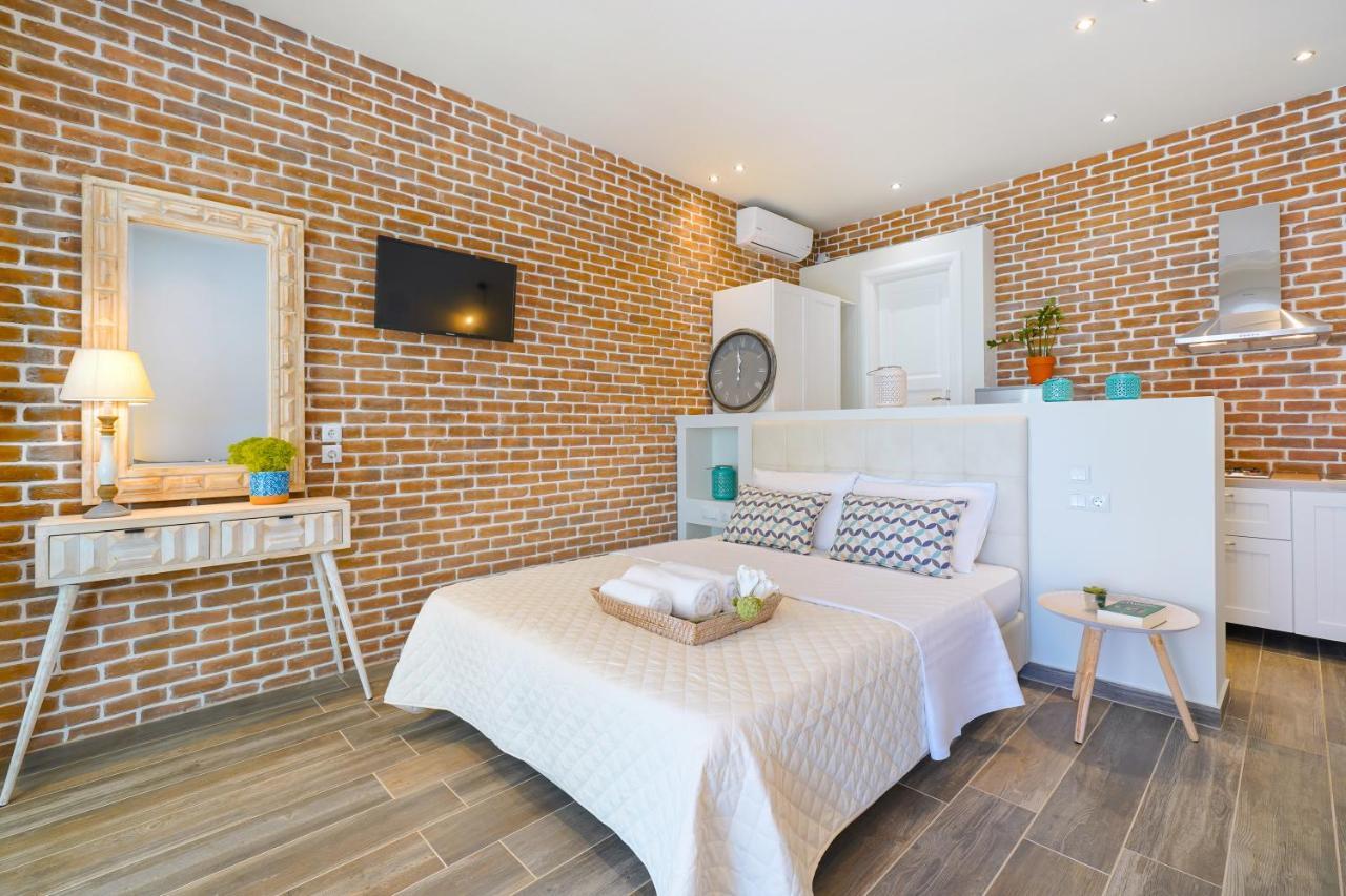 Golden Beachside Terrace Chrysi Ammoudia Exterior foto